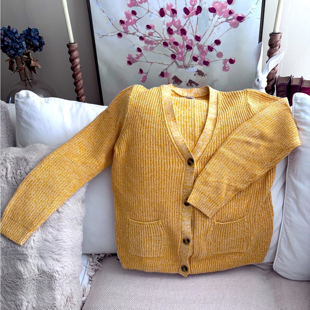 Gold /Yellow Cardigan Sz M